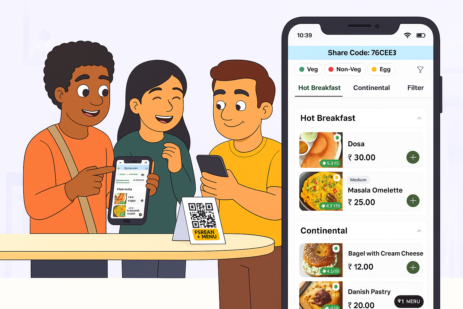 Group Ordering view 1